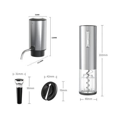 Automatic Electric Wine Opener and Decanter Set
