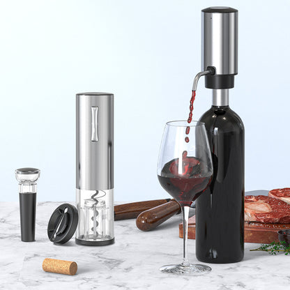 Automatic Electric Wine Opener and Decanter Set